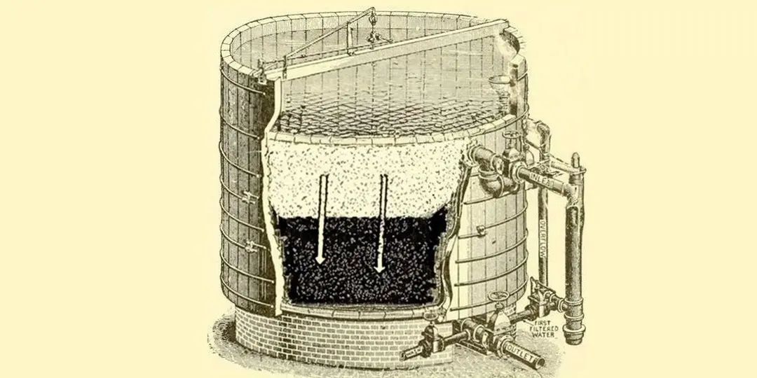 simulación de filtro de agua casero con arena y carbón activado - Acquavid