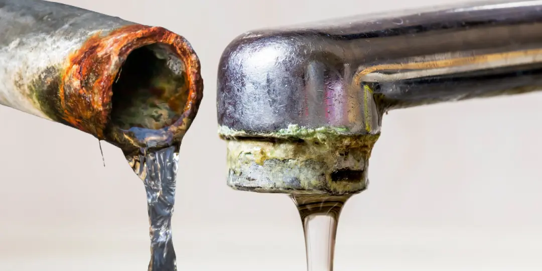 tuberias de agua corroida oxidada- Acquavid