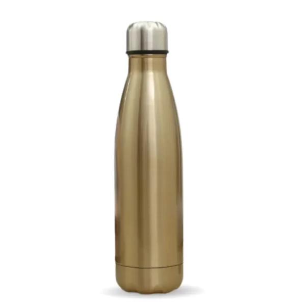 botellas térmicas de acero inoxidable color dorado 600 ml
